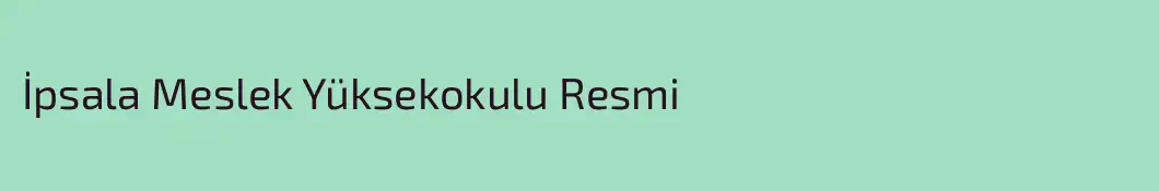 İpsala Meslek Yüksekokulu Resmi